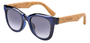 STICKS & SPARROW Amber - Ink Blue Sunglasses - Zabecca Living