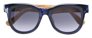 STICKS & SPARROW Amber - Ink Blue Sunglasses - Zabecca Living