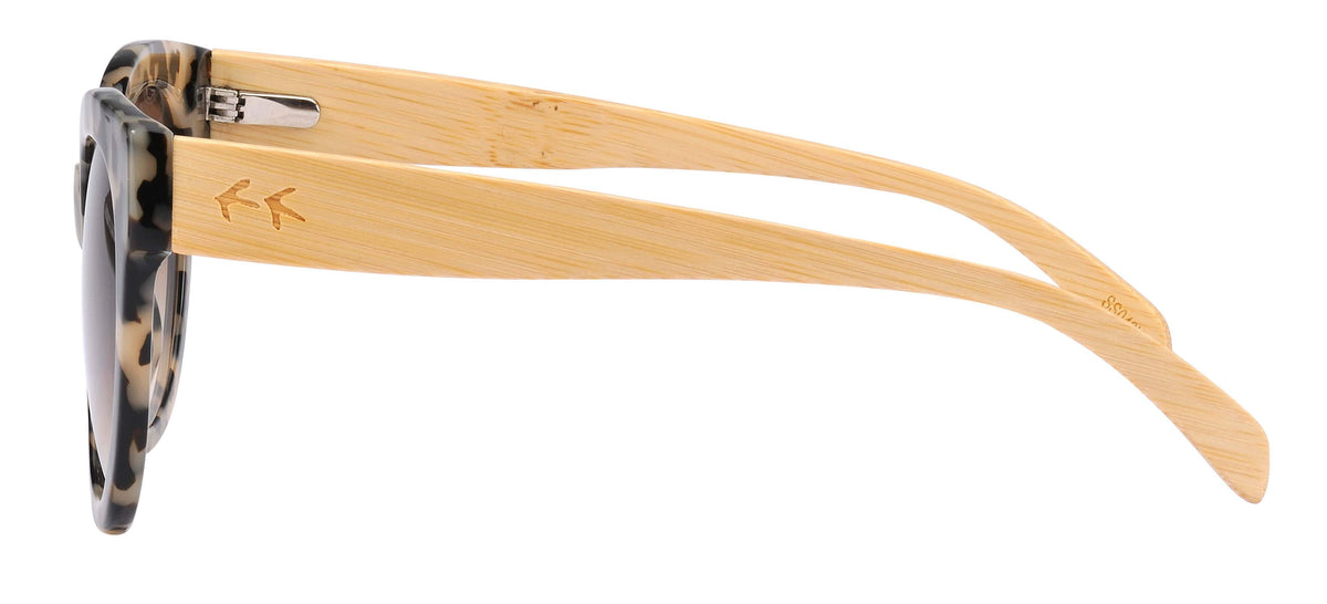 STICKS & SPARROW Coast - Ivory Tortoise Sunglasses - Zabecca Living