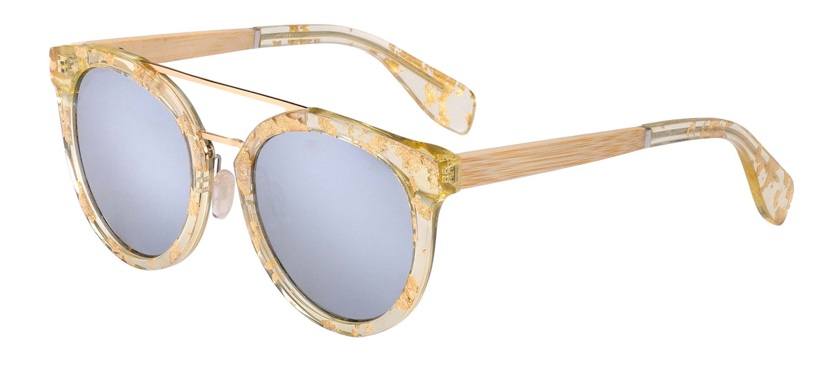 STICKS & SPARROW Element - Gold Leaf Sunglasses - Zabecca Living