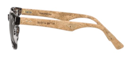 STICKS & SPARROW Fizz - Milky Tortoise Sunglasses - Zabecca Living