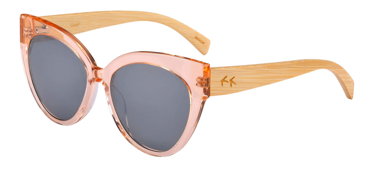 STICKS & SPARROW Petal - Crystal Peach Sunglasses - Zabecca Living