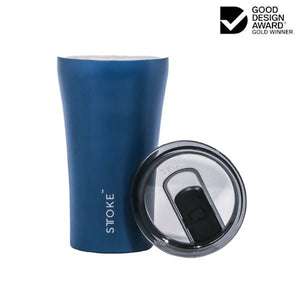 STTOKE Reusable Coffee Cup 12OZ/ 354ml COFFEE, TEA & DRINKS MAGNETIC BLUE - Zabecca Living