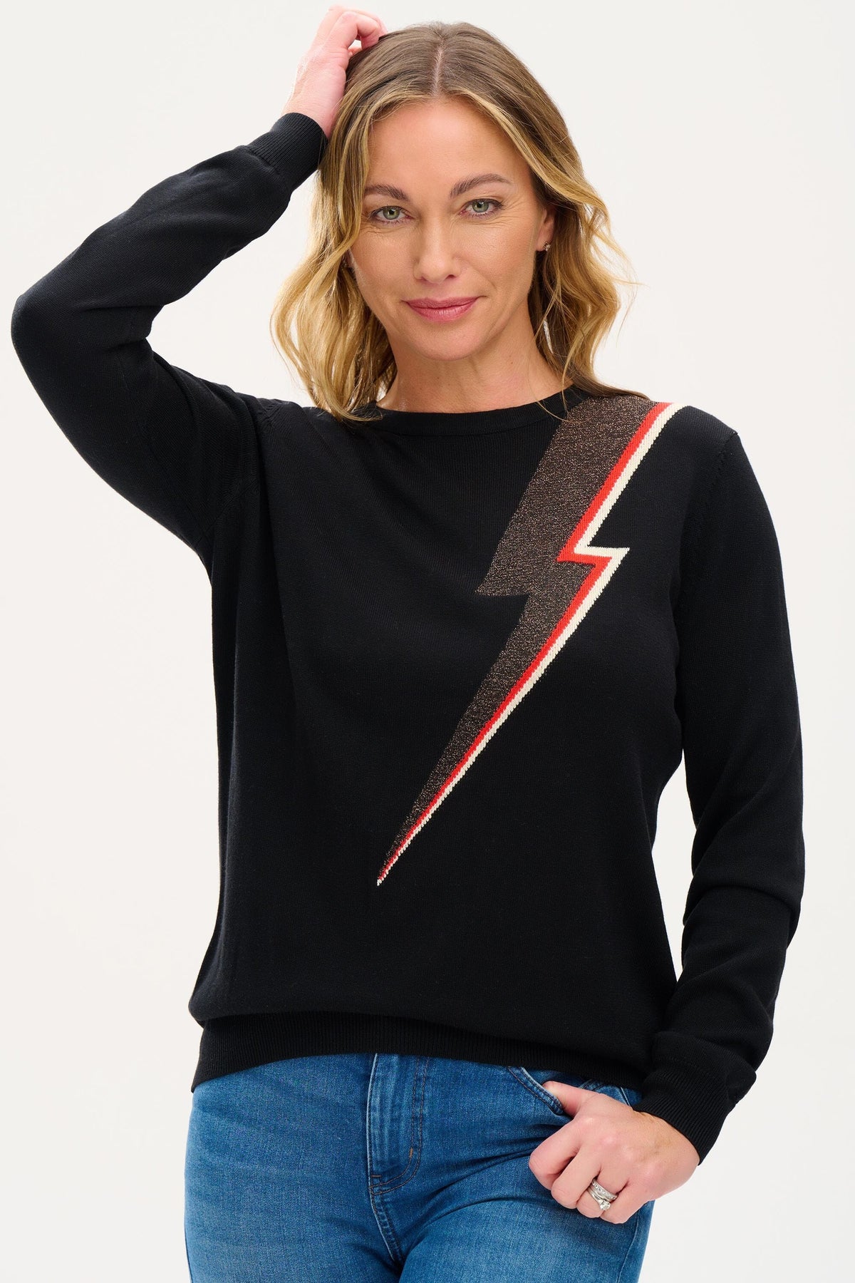 Lightning bolt shop jumper ladies