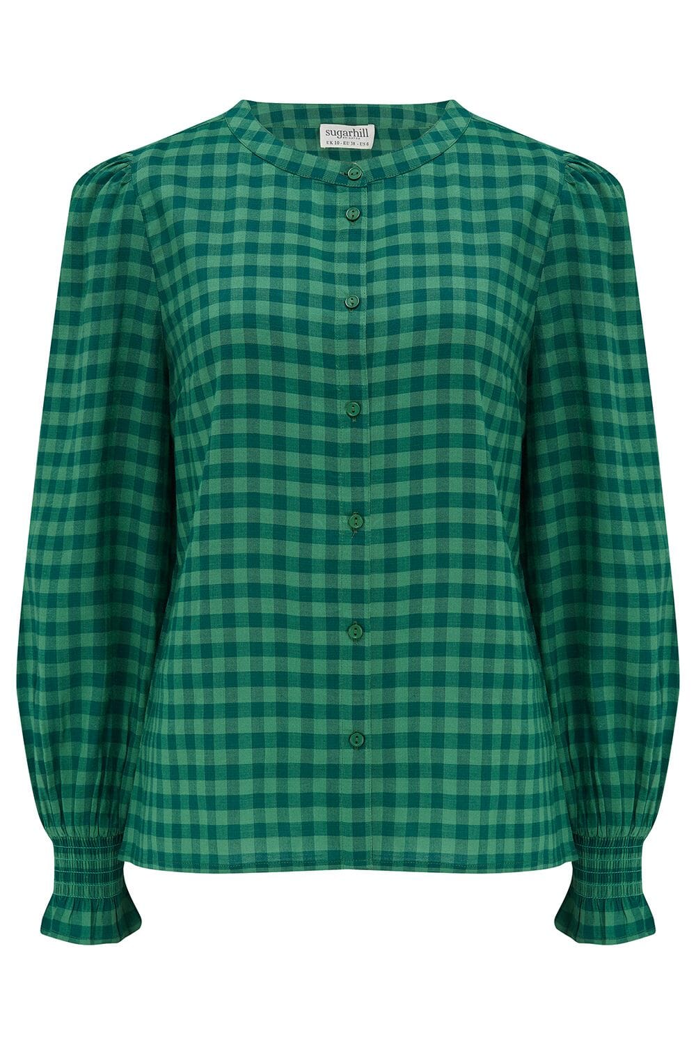 Green gingham outlet shirt