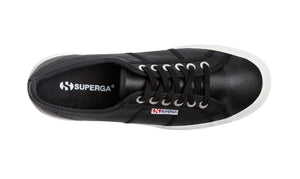 SUPERGA 2750 EFGLU Black Leather Shoe FOOTWEAR - Zabecca Living