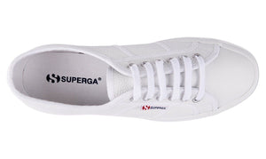 SUPERGA 2750 EFGLU White Leather Shoe FOOTWEAR - Zabecca Living