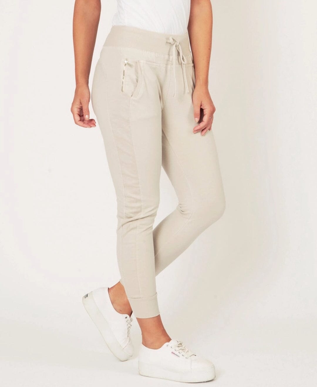 SUZY D LONDON. Ultimate Jogger - Cream JOGGER - Zabecca Living
