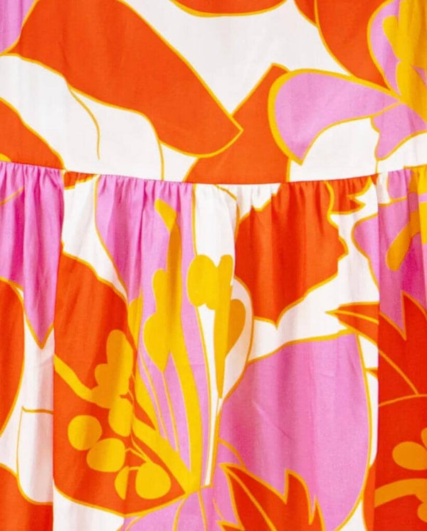 all about may orange dress Dionne Strapless Textured Orange Maxi Dress All About May