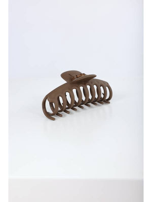 Talisman Large Hair Claw - Chocolate BELT - Zabecca Living