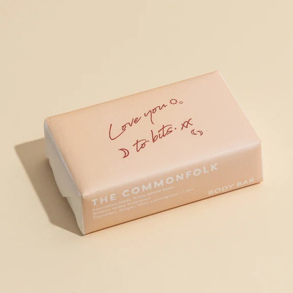 THE COMMONFOLK Love You To Bits Body Bar - Hudson Valley SOAP - Zabecca Living