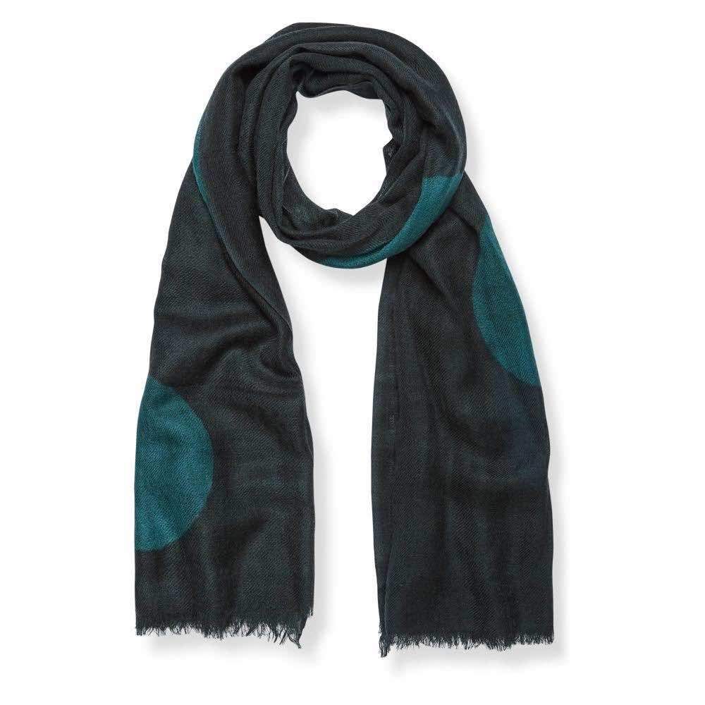 THE SCARF COMPANY Connie Forest Green Spot Scarf scarf - Zabecca Living