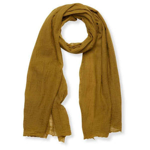 THE SCARF COMPANY Mustard Flick Scarf scarf - Zabecca Living