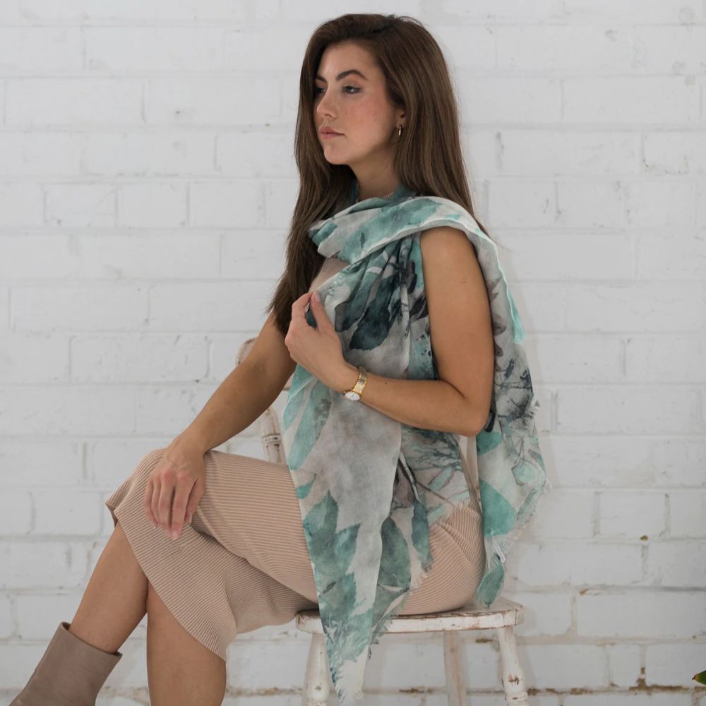 THE SCARF COMPANY Peyton Print Scarf scarf - Zabecca Living
