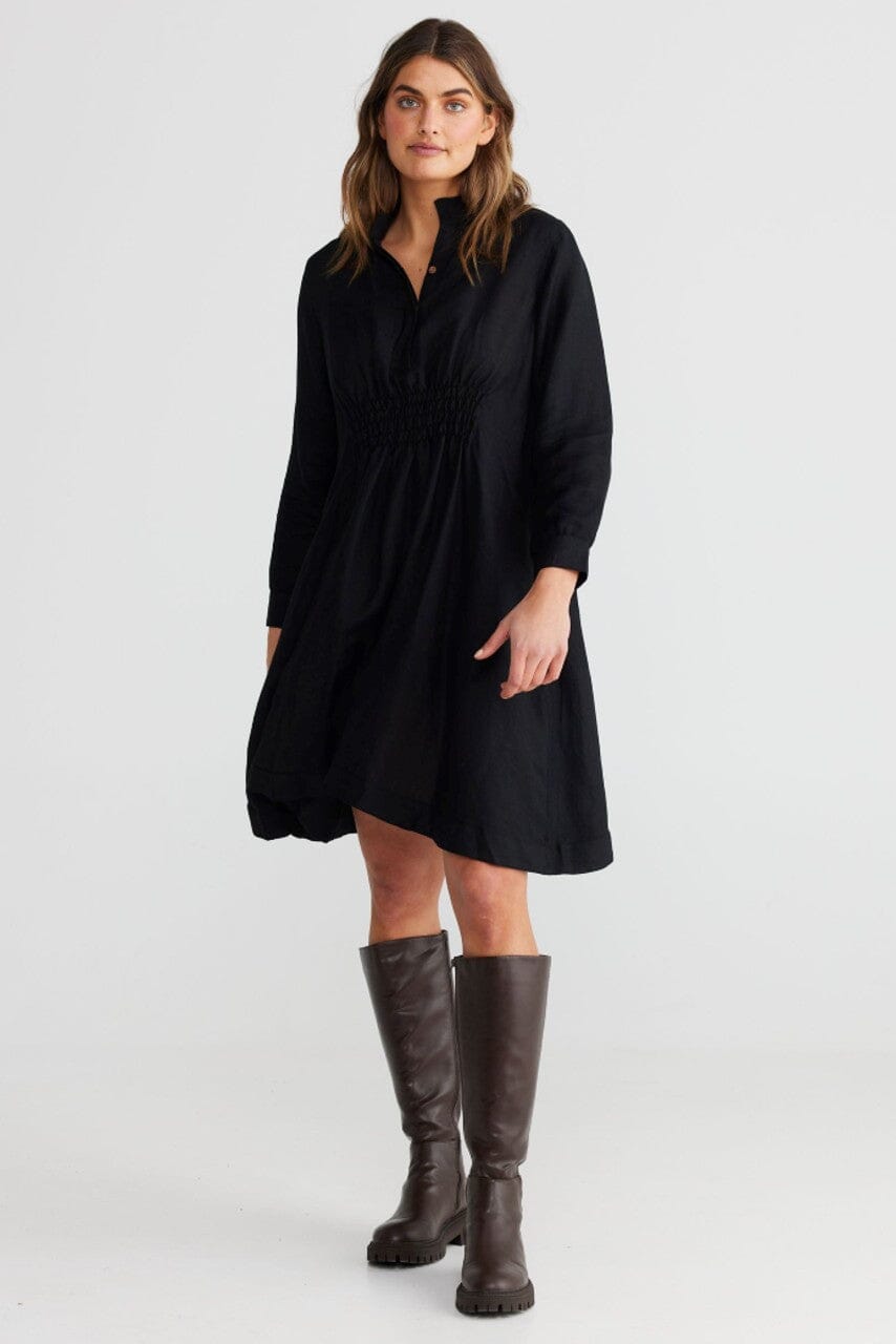 THE SHANTY CORPORATION Cruz Dress - Black Dress - Zabecca Living