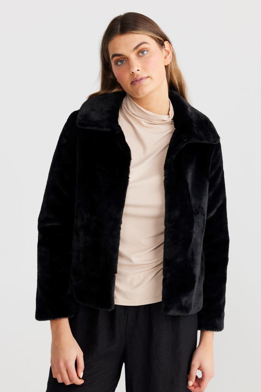 THE SHANTY CORPORATION Sofia Jacket - Black Jacket - Zabecca Living
