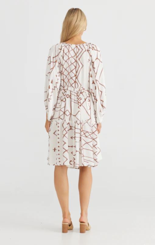 THE SHANTY CORPORATION Wing And A Prayer Dress - Indus Dress - Zabecca Living