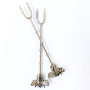 THE SOURCE Bee Fork Silver - Set of 2 KITCHEN + DINING - Zabecca Living