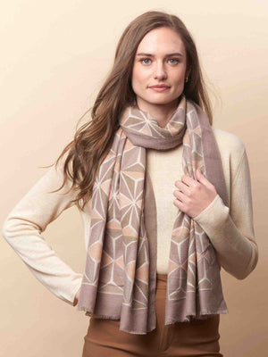TIGER TREE Dove Val d'Isere Scarf scarf - Zabecca Living