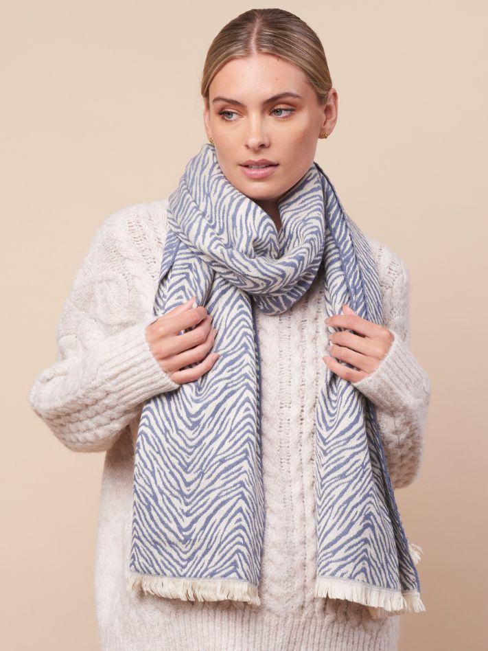 TIGER TREE Katoomba Scarf - Smoke scarf - Zabecca Living