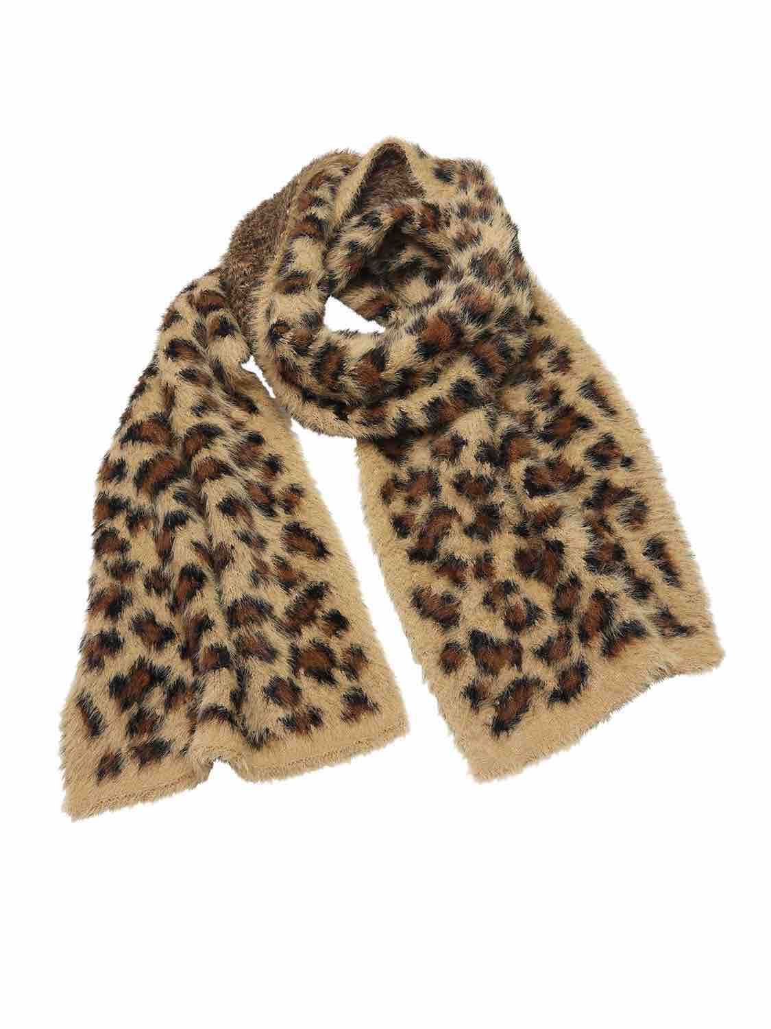 TIGER TREE Natural Leopard Scarf scarf - Zabecca Living