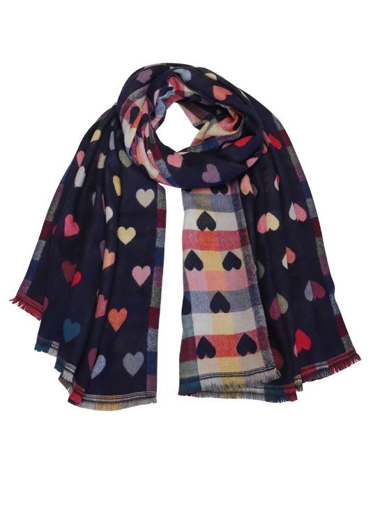 TIGER TREE Romance Scarf - Indigo scarf - Zabecca Living