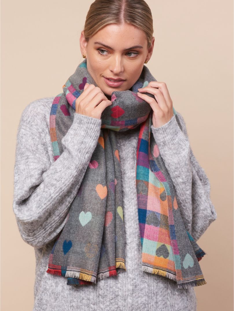 TIGER TREE Romance Scarf - Smoke scarf - Zabecca Living