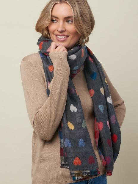TIGER TREE Romance Scarf - Storm scarf - Zabecca Living