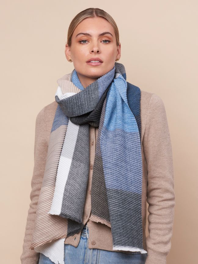 TIGER TREE Stockholm Scarf - Denim scarf - Zabecca Living