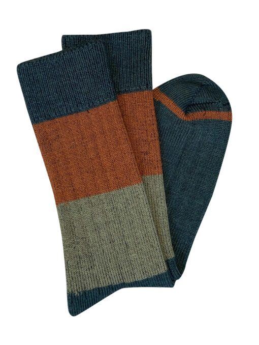 TIGHTOLOGY Chunky Rib Socks - Green Socks - Zabecca Living
