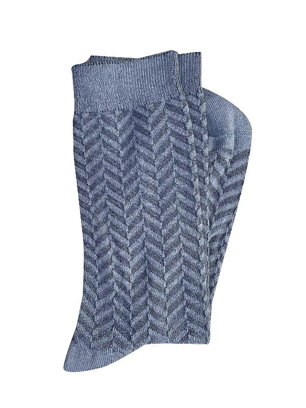 TIGHTOLOGY Herringbone Mid Socks - Stone Socks - Zabecca Living