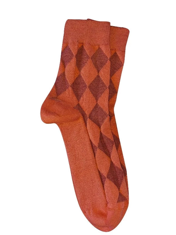 TIGHTOLOGY Jester Socks One Size - Paprika Socks - Zabecca Living