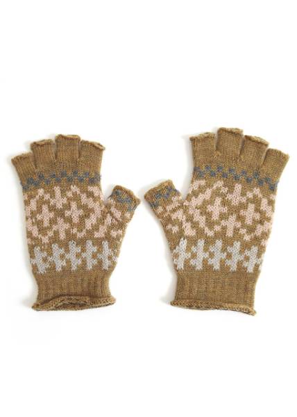 UIMI Alice Fingerless Merino Gloves - Nutmeg GLOVES - Zabecca Living