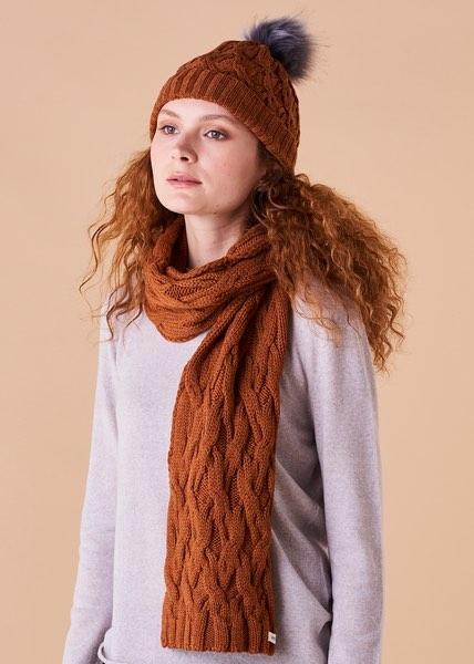 UIMI Mabel Merino Scarf - Paprika scarf - Zabecca Living