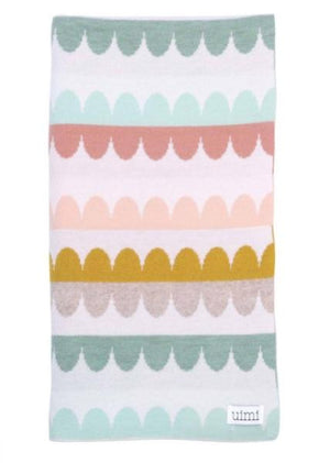 UIMI Molly Merino Wool Bassinet Blanket - Tea BABY BLANKET - Zabecca Living