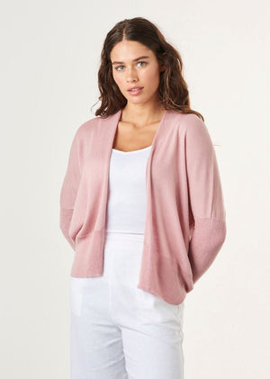 UIMI Nancy Cashmere and Cotton Cardigan - Blush Jumpers + Knitwear - Zabecca Living