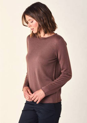 UIMI Phoebe Merino Top - Clay Jumpers + Knitwear - Zabecca Living