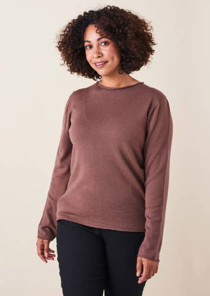 UIMI Phoebe Merino Top - Clay Jumpers + Knitwear - Zabecca Living