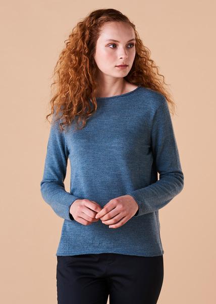 UIMI Phoebe Merino Top - Duck Egg Blue Jumpers + Knitwear - Zabecca Living