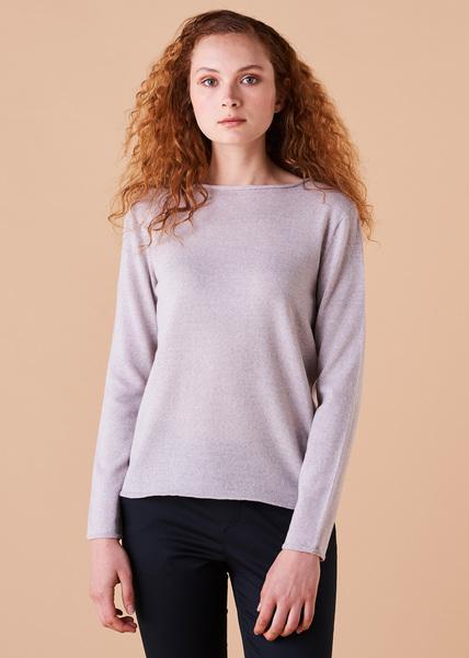 UIMI Phoebe Merino Top - Oyster Jumpers + Knitwear - Zabecca Living