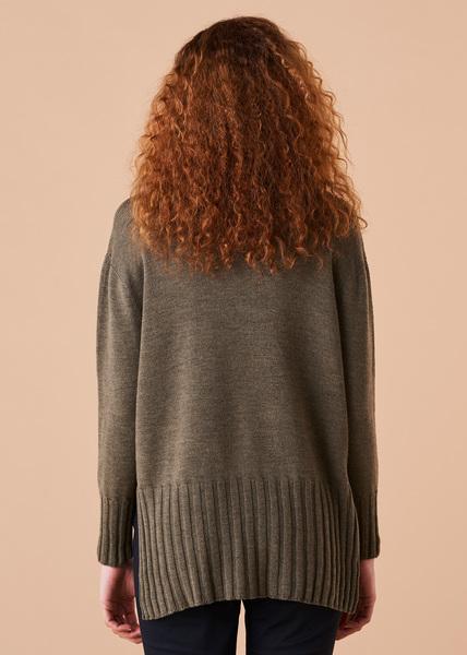 UIMI Quinn Merino Jumper - Olive Jumpers + Knitwear - Zabecca Living