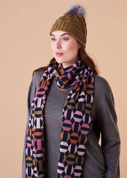 UIMI Rex Merino Scarf - Grape scarf - Zabecca Living