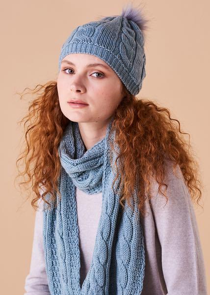 UIMI Trinity Merino Scarf - Sea scarf - Zabecca Living