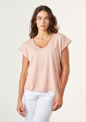 UIMI Tully Cashmere and Cotton Tee - Sienna Tee - Zabecca Living