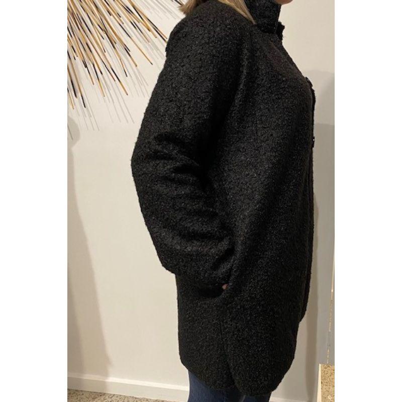 URBAN LUXURY 3 Button Coat - Black Jackets + Coats - Zabecca Living