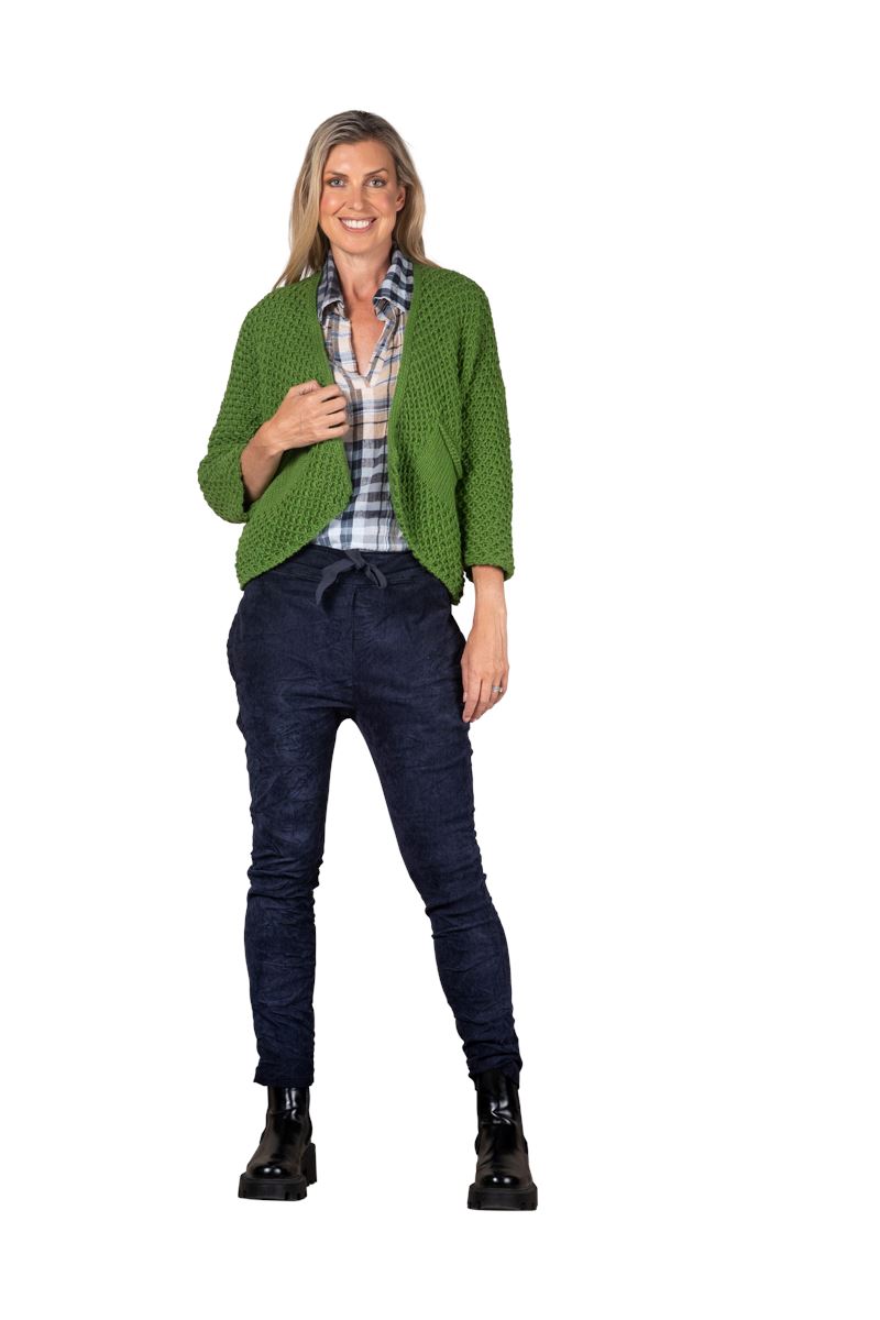 URBAN LUXURY Chunky Cardigan One Size - Apple Jumpers + Knitwear - Zabecca Living