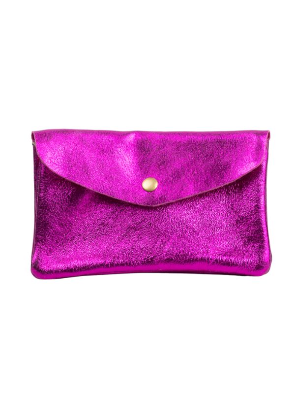 URBAN LUXURY Foiled Phone Wallet - Fuchsia bag - Zabecca Living