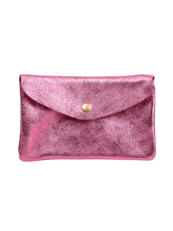 URBAN LUXURY Foiled Phone Wallet - Mid Pink bag - Zabecca Living