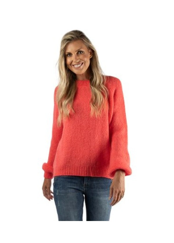 URBAN LUXURY Jumper -Coral Jumpers + Knitwear - Zabecca Living