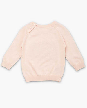 WALNUT May Gibbs Cuddle Knit Jumper - Bush Baby Pink BABY CLOTHING - Zabecca Living